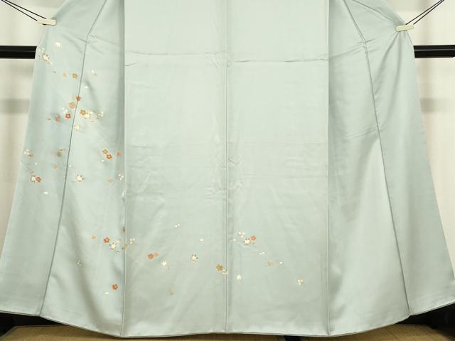 平和屋着物●訪問着 駒刺繍 束ね熨斗花文 金彩 正絹 逸品 DABC3800az