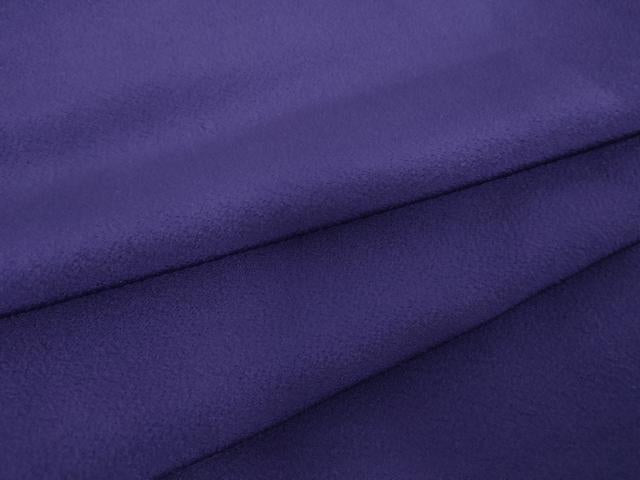 平和屋着物●豪華振袖 色無地 ディープロイヤルパープル色 正絹 逸品 DABC3809az