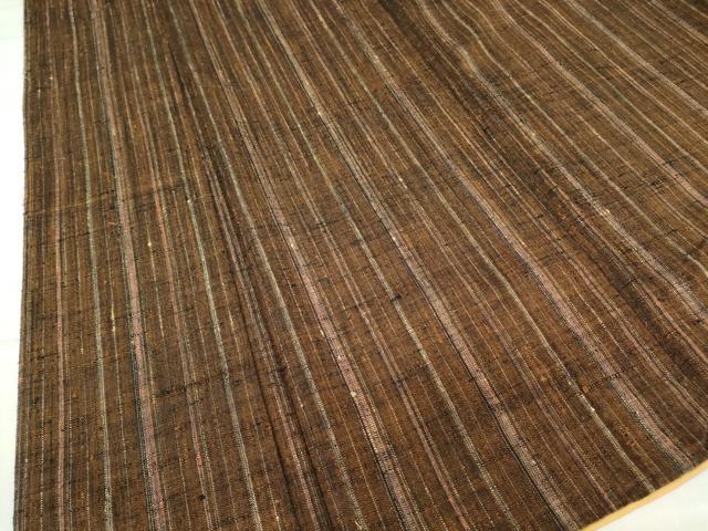 平和屋着物●上質な紬 縞 正絹 逸品 DABC3943az