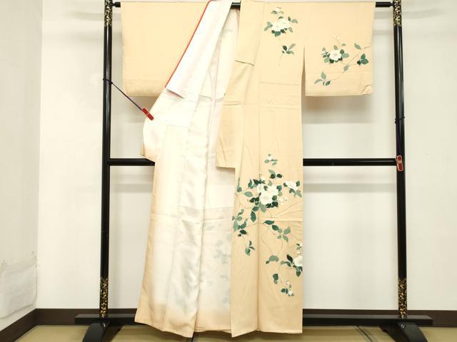 平和屋着物■訪問着 友禅 枝花文 正絹 逸品 DABC4910cd