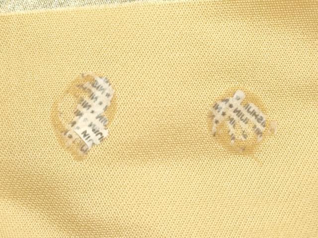 平和屋着物◎西陣 全通柄袋帯 霞文 金糸 正絹 逸品 DABC5524xg