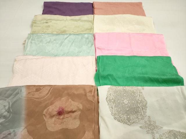 平和屋着物★和装小物 帯揚げ10枚セット 正絹 逸品 DABC5628xg