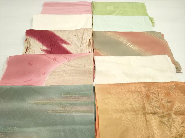 平和屋着物★和装小物 帯揚げ10枚セット 正絹 逸品 DABC5637xg