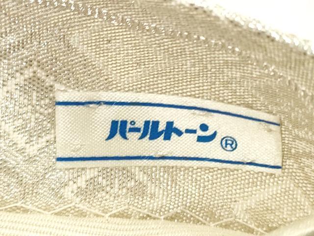 平和屋着物◎太鼓柄袋帯 切嵌 花唐草文 金銀糸 正絹 逸品 DABC5928xg