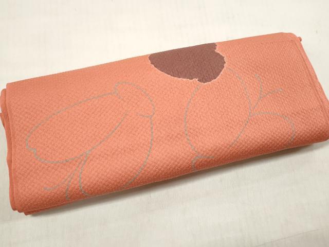 平和屋着物▼羽織・コート 反物 羽尺 絞り 舞蝶文 黒地 逸品 未使用 DABC7292we