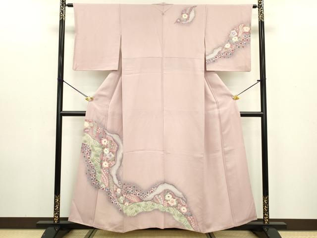 平和屋着物■訪問着 辻が花 暈し染め 正絹 逸品 DABC7755ya