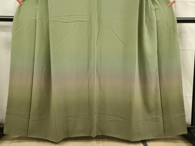 平和屋着物■訪問着 霞文 暈し染め 正絹 逸品 DABC7933ya