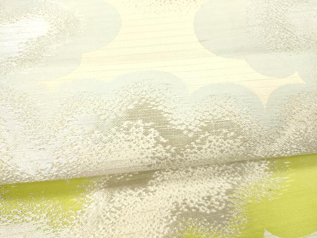 平和屋着物*夏物 六通柄袋帯 雲文 金銀糸 DABC8017cm