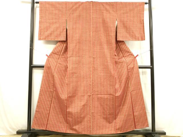 平和屋着物■上質な紬 間道 正絹 逸品 DABC8056cm