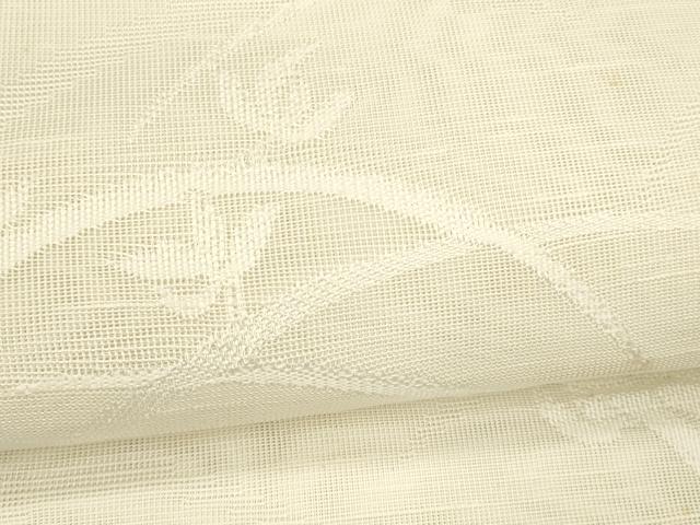 平和屋着物*夏物 八寸名古屋帯 草葉文 DABC8093cm