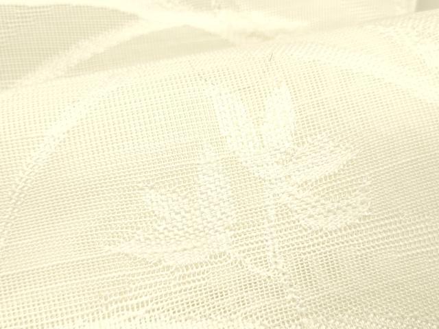 平和屋着物*夏物 八寸名古屋帯 草葉文 DABC8093cm