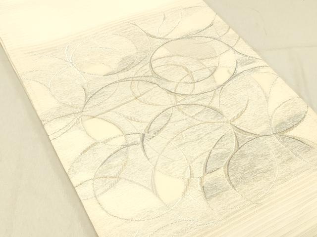 平和屋着物*夏物 太鼓柄袋帯 丸文 金銀糸 正絹 逸品 DABC8180cm