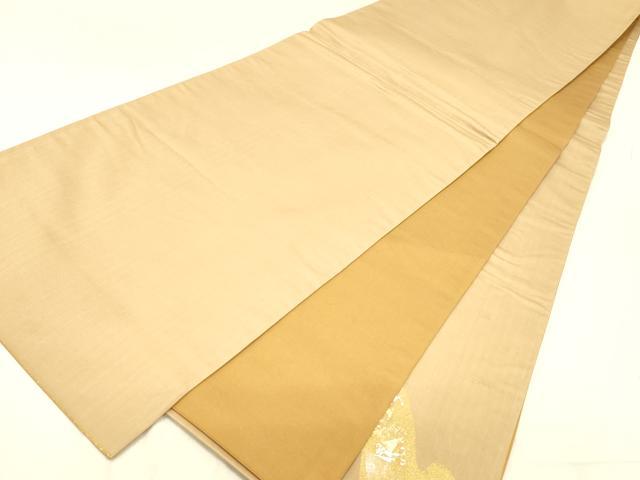 平和屋着物●太鼓柄袋帯 流水文 金銀彩 正絹 逸品 DABC8186cm