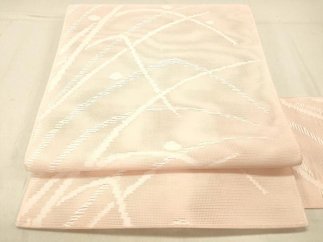平和屋着物*夏物 八寸名古屋帯 露草文 DABC8194cm