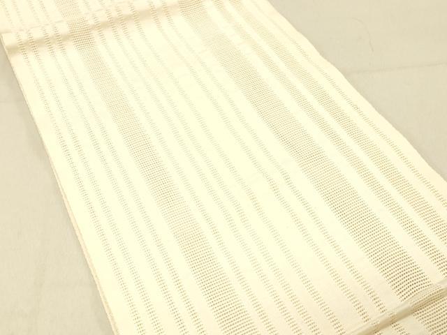 平和屋着物*夏物 八寸名古屋帯 間道 肌色 DABC8201cm