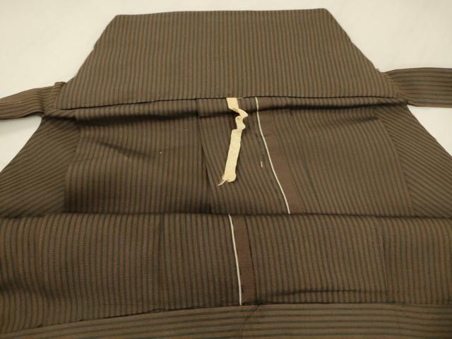平和屋着物■男性 行灯袴 間道 正絹 逸品 DABC8397cm
