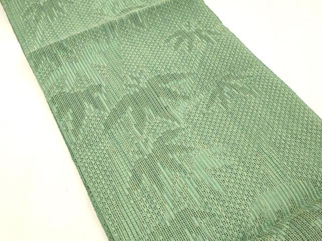 平和屋着物*夏物 八寸名古屋帯 草花文 DABC8420cm