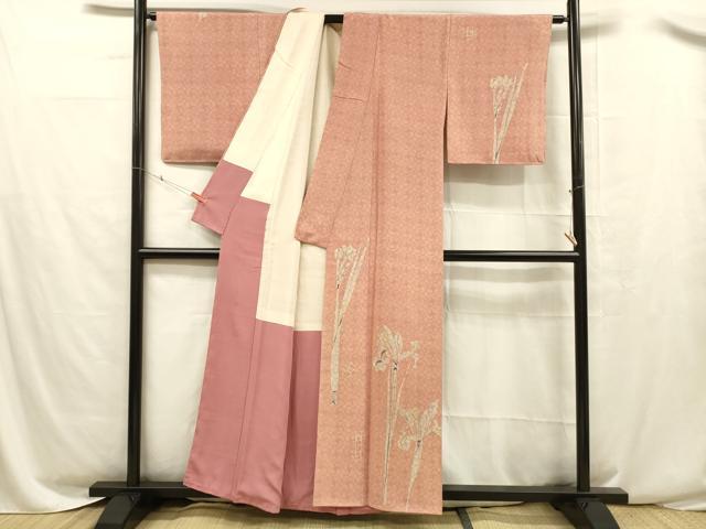 平和屋着物■訪問着 枝花文 正絹 逸品 未使用 DABC8483cm