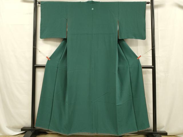 平和屋着物■上質な色無地 天鵞絨色 正絹 逸品 DABC8496cm