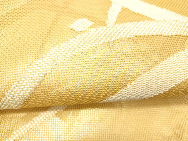 平和屋着物*夏物 太鼓柄袋帯 露草文 銀糸 正絹 逸品 DABC8578cm