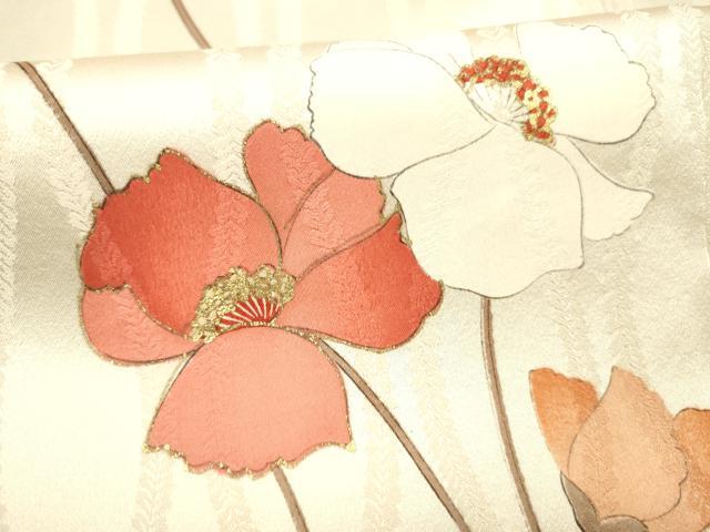 平和屋着物■訪問着 枝花文 金彩 正絹 逸品 DABC8623cm