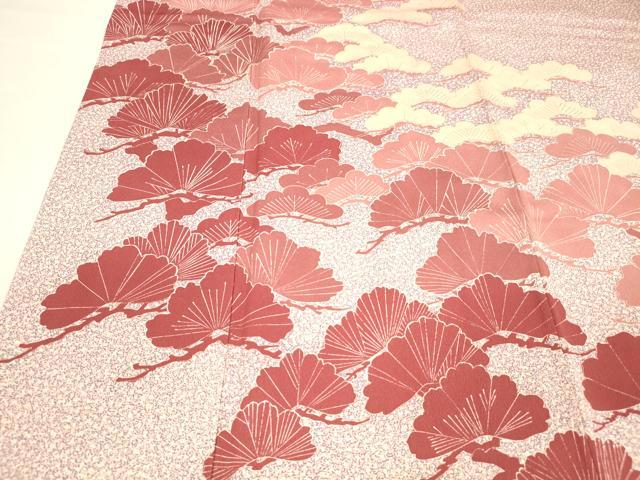 平和屋着物■訪問着 松文 正絹 逸品 DABC8628cm