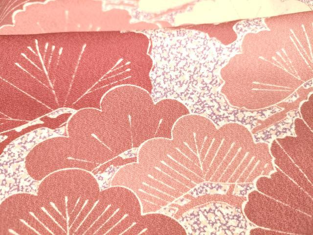 平和屋着物■訪問着 松文 正絹 逸品 DABC8628cm