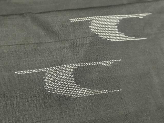 平和屋着物■本場大島紬 地空き 抽象文様 正絹 逸品 未使用 DABC8786cm