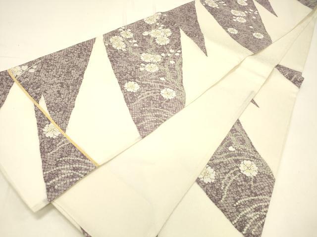 平和屋着物*夏物 六通柄袋帯 枝桜 金銀糸 正絹 逸品 DABC8851cm