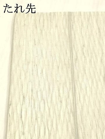 平和屋着物*夏物 太鼓柄袋帯 草花文 銀糸 正絹 逸品 DABC8970cm