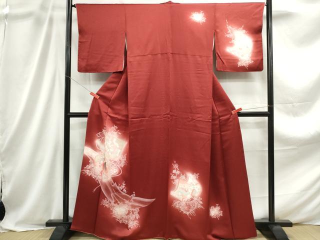 平和屋着物■訪問着 絵巻人物花文 暈し染め 正絹 逸品 DABC9079qa