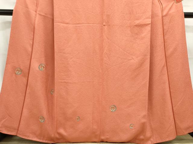 平和屋着物■訪問着 総刺繍 花丸文 金銀糸 正絹 逸品 DABC9165qa