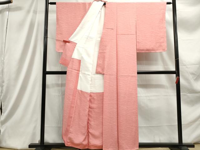 平和屋着物■伝統工芸士 染谷梅治 江戸小紋 霞芝文 正絹 逸品 DABC9334qa