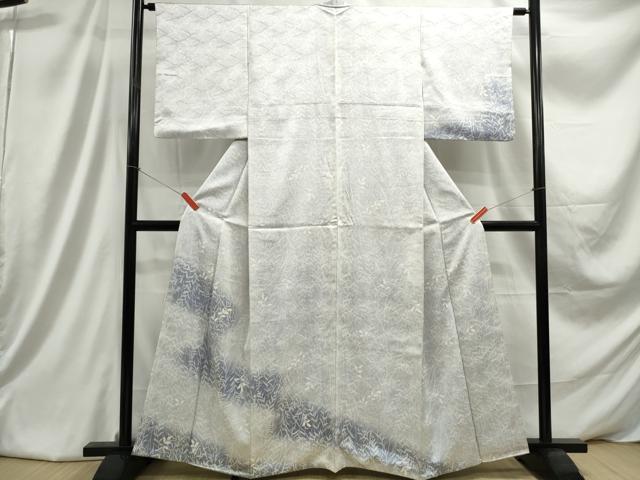 平和屋着物■訪問着 枝葉尽くし 暈し染め 正絹 逸品 DABC9336qa