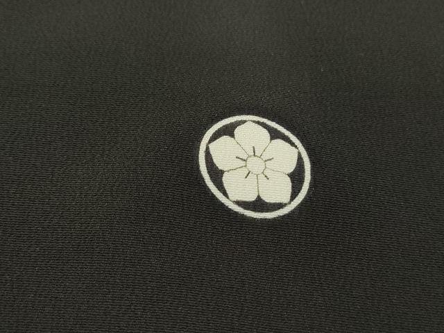 平和屋着物■豪華黒留袖 駒刺繍 檜扇文 金彩 正絹 逸品 DABC9369qa