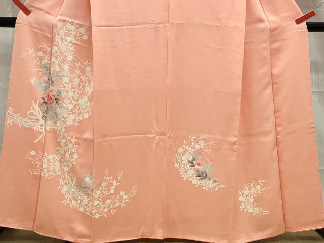 平和屋着物■訪問着 草花文 正絹 逸品 DABC9376qa