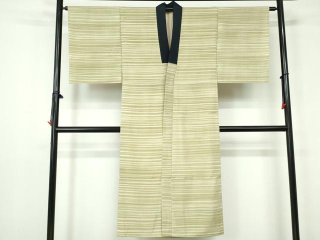 平和屋着物■長襦袢 袷 霞横段文 暈し染め 正絹 逸品 DABC9430qa