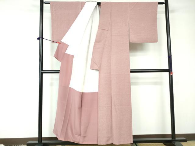 平和屋着物■上質な小紋 霞文 正絹 逸品 DABC9487qa