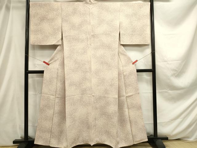 平和屋着物■上質な小紋 霞文 正絹 逸品 DABC9630qp