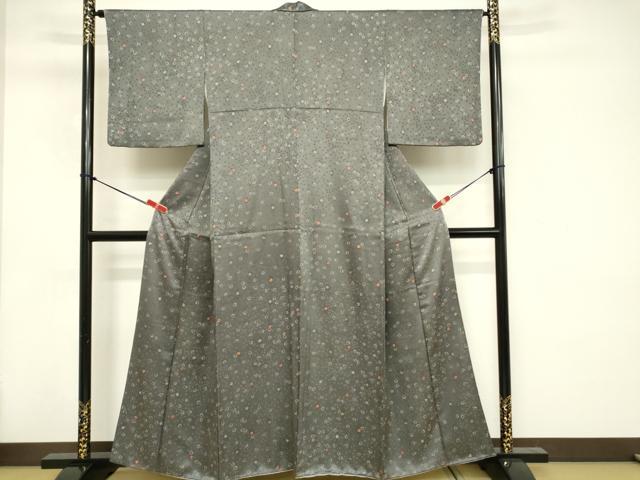 平和屋着物■上質な小紋 丸文 正絹 逸品 DABC9659qp