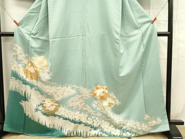 平和屋着物■豪華色留袖 松竹梅 金彩 正絹 逸品 DABC9701qp
