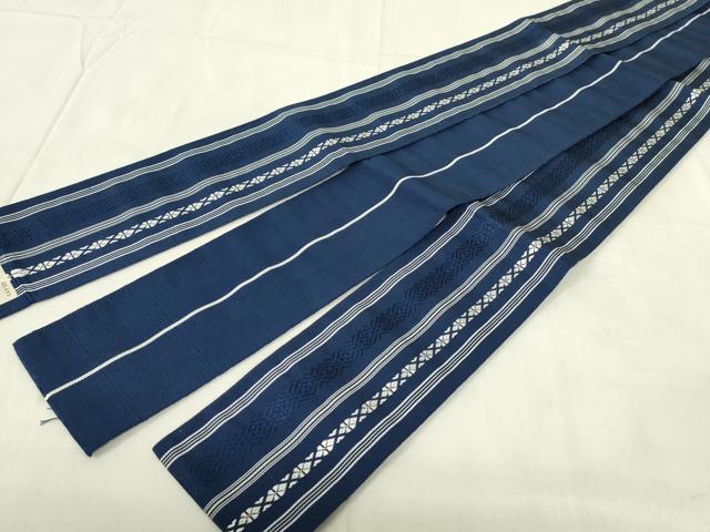 平和屋着物◎男性 本場筑前博多織 角帯 献上 正絹 逸品 DABC9741qp