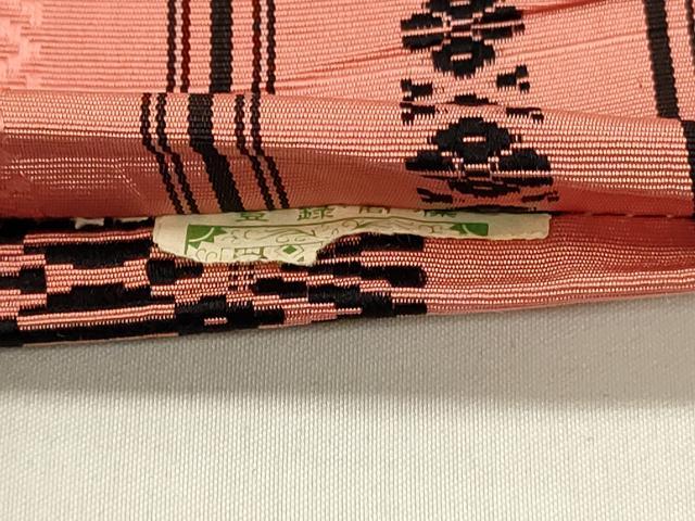 平和屋着物◎本場筑前博多織 半幅帯 献上 証紙付き 正絹 逸品 DABC9872qp