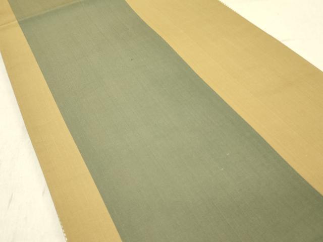 平和屋着物●本場筑前博多織 両面 六通柄袋帯 幾何学文様 正絹 逸品 DABD0020op