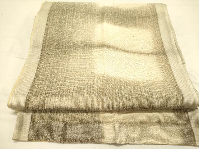 平和屋着物▽全通柄袋帯 スリーシーズン 春夏秋 幾何学文様 正絹 逸品 DABD0024op