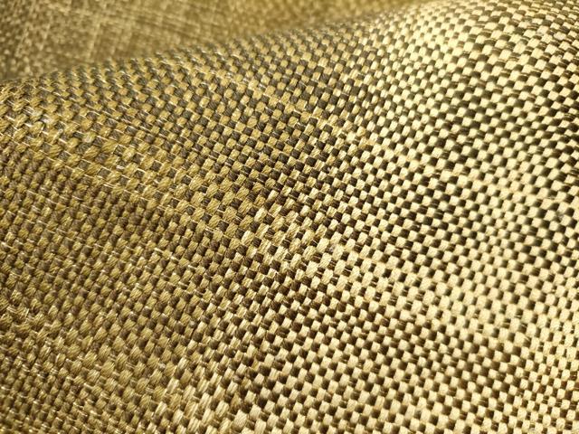 平和屋着物●両面 全通柄袋帯 組織 抽象文様 金糸 正絹 逸品 DABD0236op