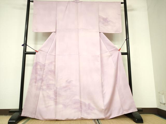 平和屋着物■訪問着 立波地紋 暈し染め 正絹 逸品 DABD0372op