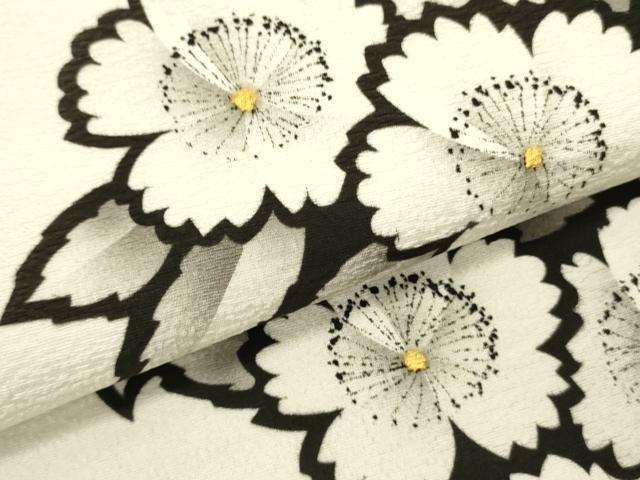 平和屋着物●東京友禅 菅有鬼一 太鼓柄袋帯 草花 金彩 正絹 逸品 DABD0473op