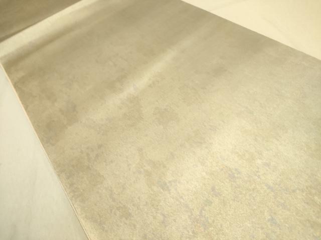 平和屋着物●西陣織 陰山織物謹製 箔屋清兵衛 六通柄袋帯 霞文 彩紅シルク箔 引箔 正絹 逸品 未使用 DABD0514op