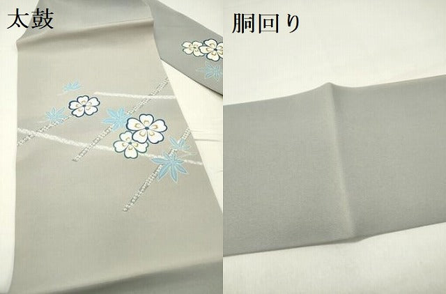 平和屋着物▼九寸名古屋帯 舞桜 逸品 DABD0541op